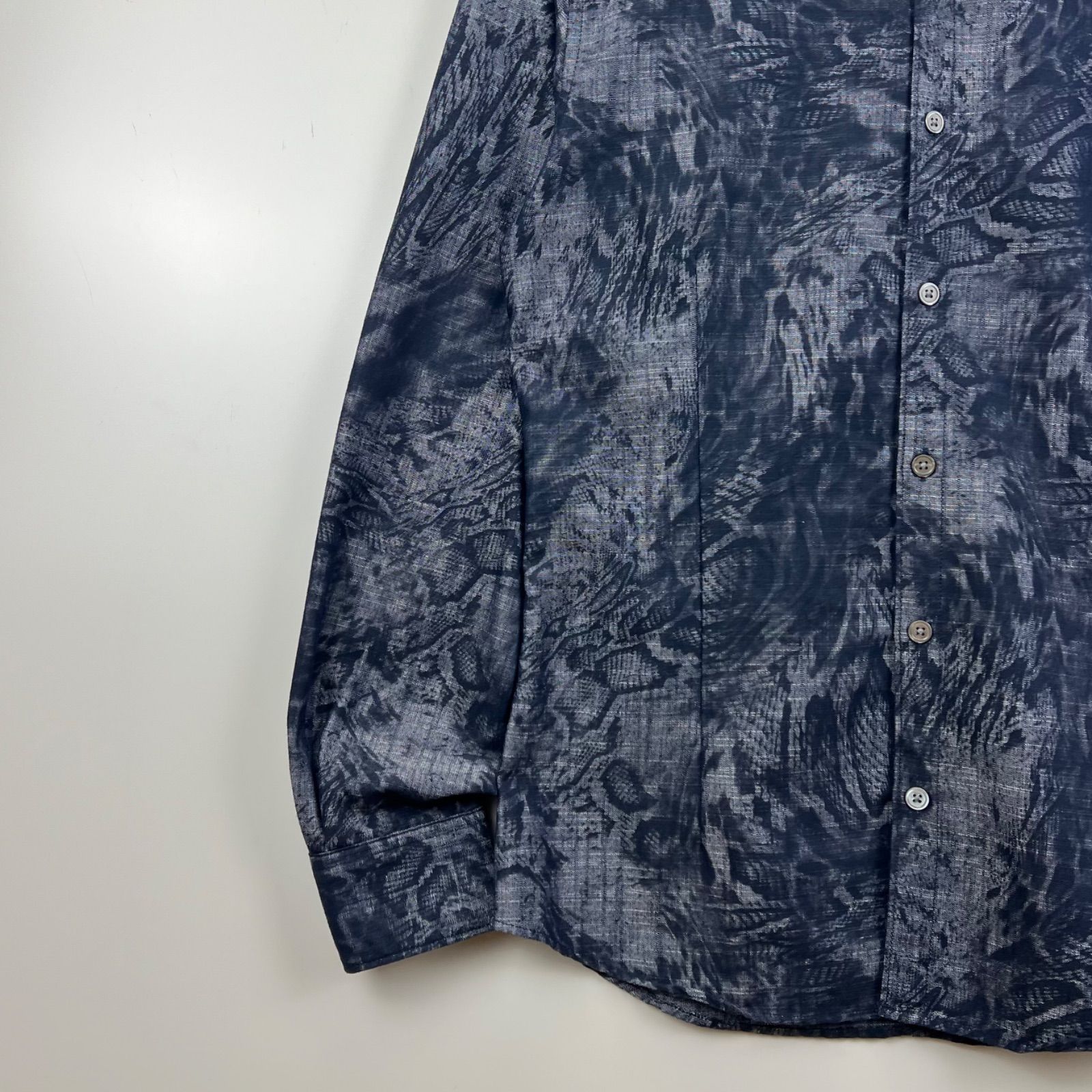 TORNADO MART y2k archive all pattern L/S shirts M TSH-5602