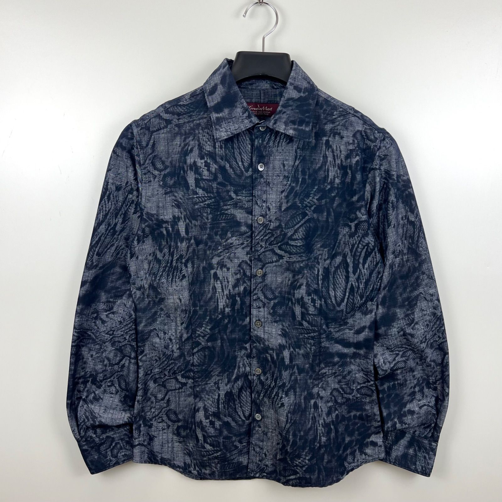 TORNADO MART y2k archive all pattern L/S shirts M TSH-5602