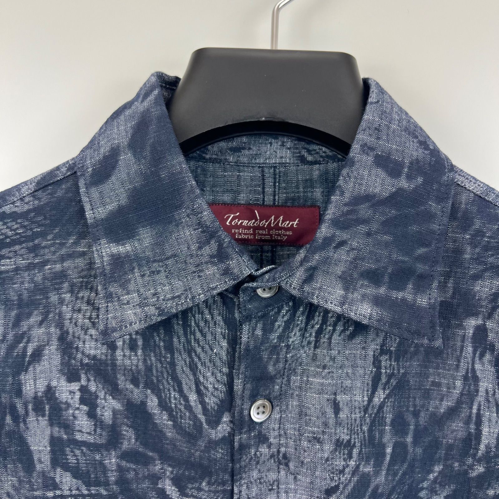 TORNADO MART y2k archive all pattern L/S shirts M TSH-5602