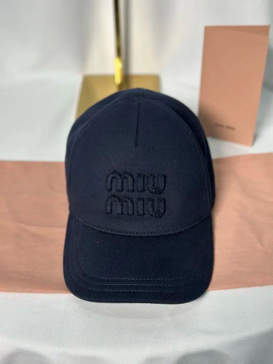 級 MIU MIU デニム ベースボール キャップ M