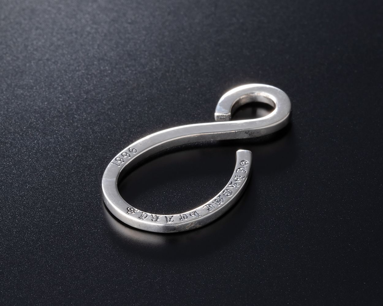 シルバー925 Sカンフック ウォレットチェーン キーホルダー キー