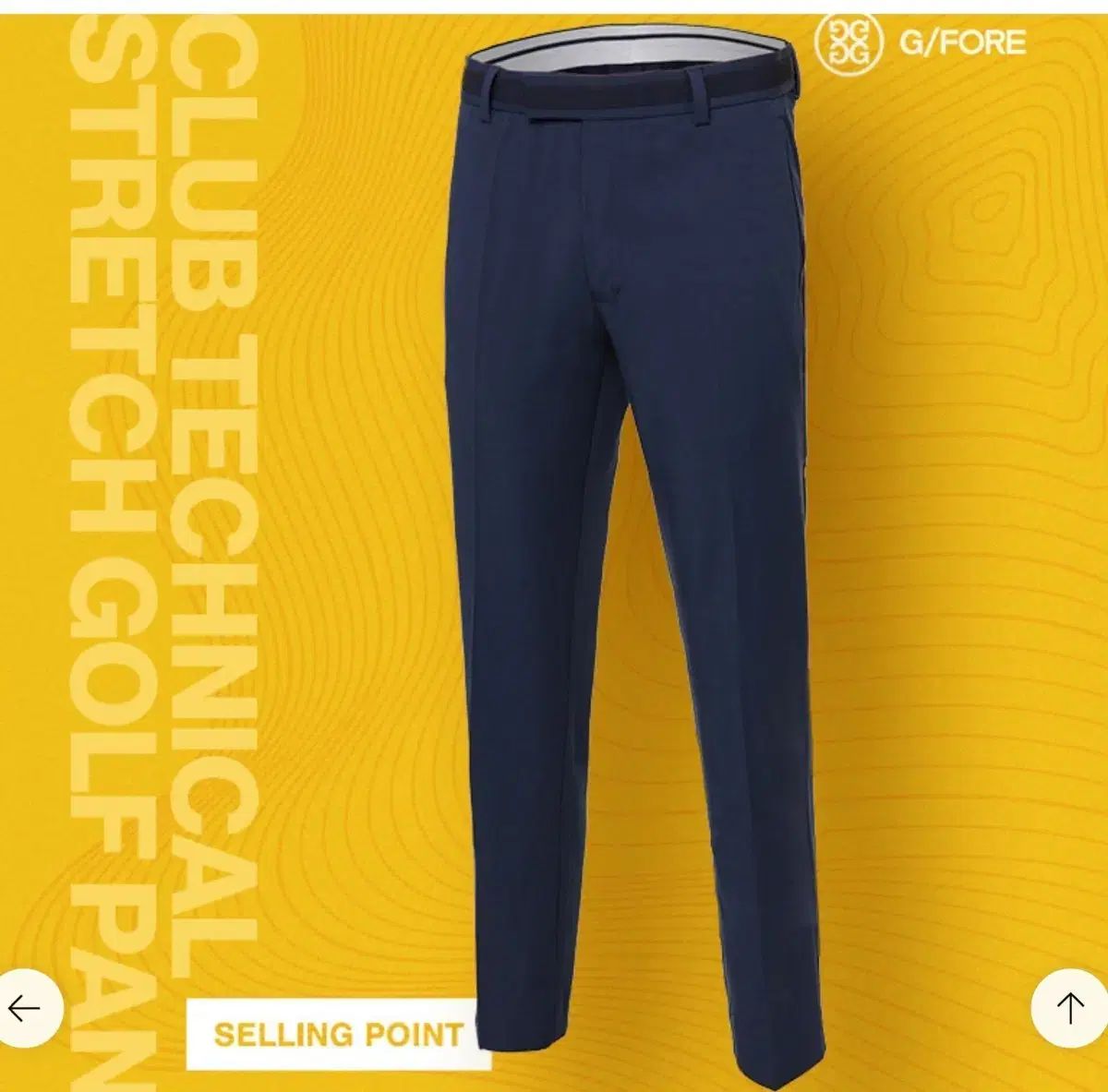 G FORE メンズ クラブ テクニカル ストレッチ ゴルフ ズボン 30サイズ