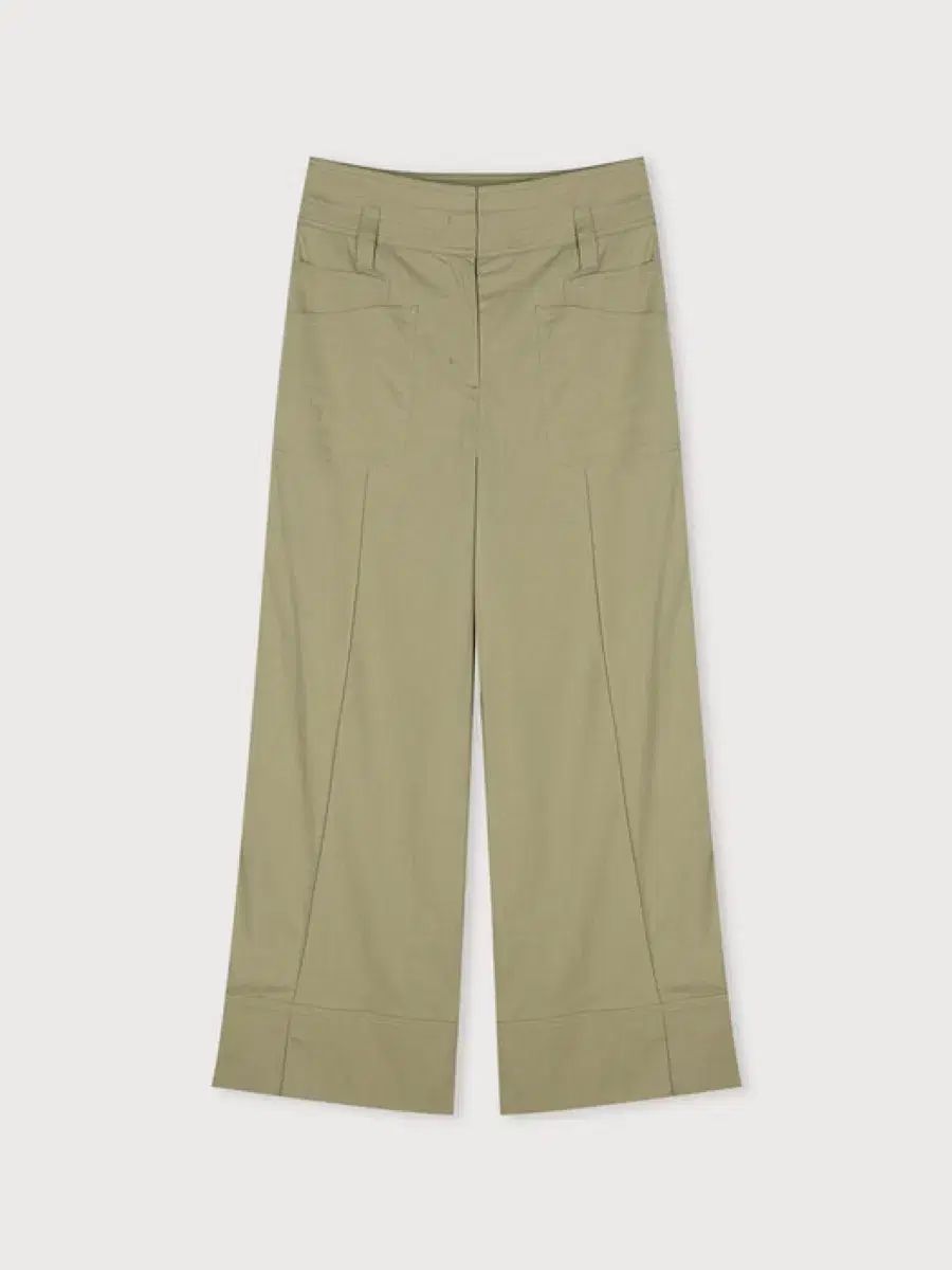 エートス ツーポケット ワイド パンツ カーキ ベイビー s