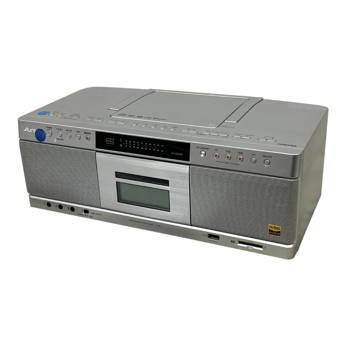 TOSHIBA Aurex 東芝 ラジカセ CD カセットテープ Bluetooth TY AK 2