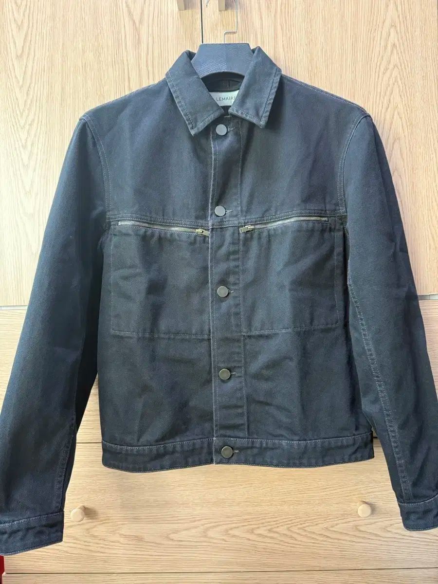 ルメール 21ss トラッカー ジャケット ブラック 46