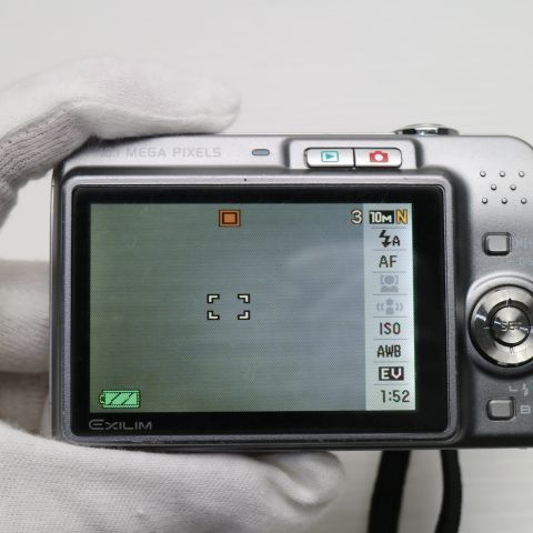 良品中古 EX-Z1080 シルバー 即日発送 CASIO EXILIM デジカメ 本体