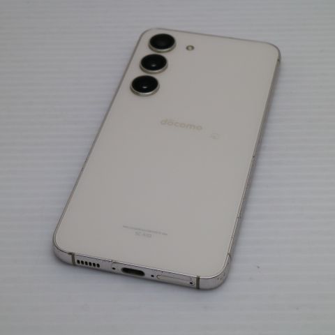 良品中古 SC-51D Galaxy S23 クリーム DoCoMo スマホ SAMSUNG 即日発送