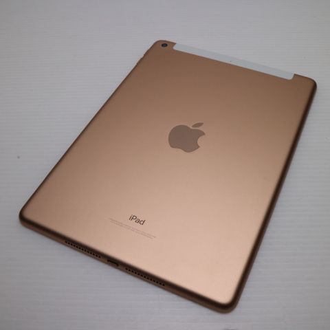 超 SIMフリー iPad 第6世代 32 GB ゴールド タブレット 白ロム Apple 00000