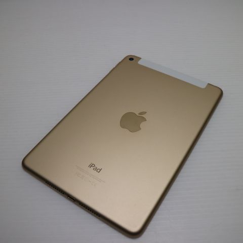 中古 SIMフリー iPad mini 4 Cellular 16GB ゴールド 即日発送