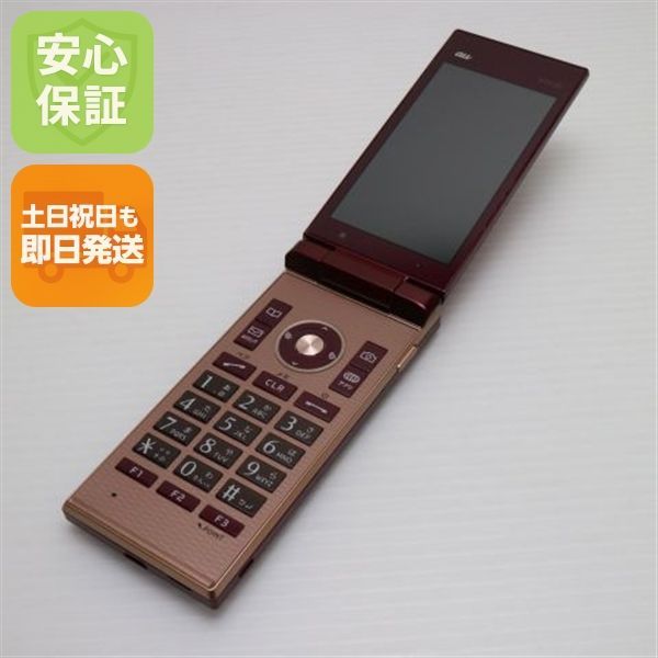 au KYF35 MARVERA ワインレッド ガラケー KYOCERA au 本体 白ロム 土日祝発送OK 00000
