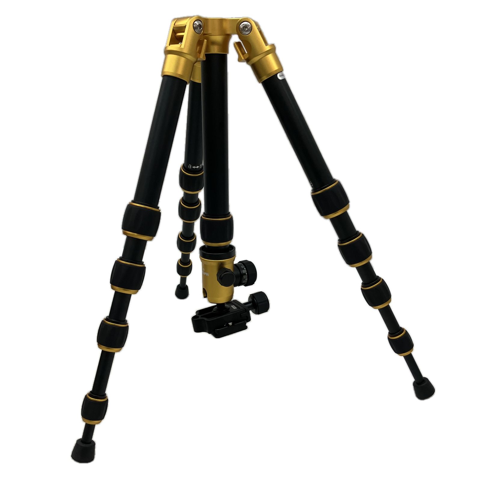 Mefoto A0350 Q0 イエロー トラベル三脚 5段 アルミ Q0 自由雲台 ミーフォト 撮影機材 C10592556
