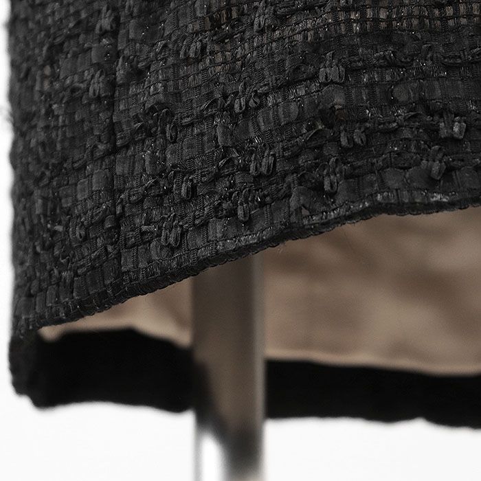 CHANEL ツイードタイトスカート 美品】CHANEL シャネル タイトスカート P43711 ツイード メッシュ