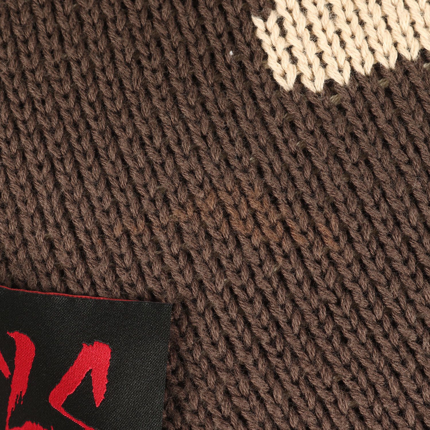 cvtvlist （カタリスト）ニット　ブラウン CVTVLIST カタリスト ニット 茶 ブラウン サイズ:FREE | クラッシュ