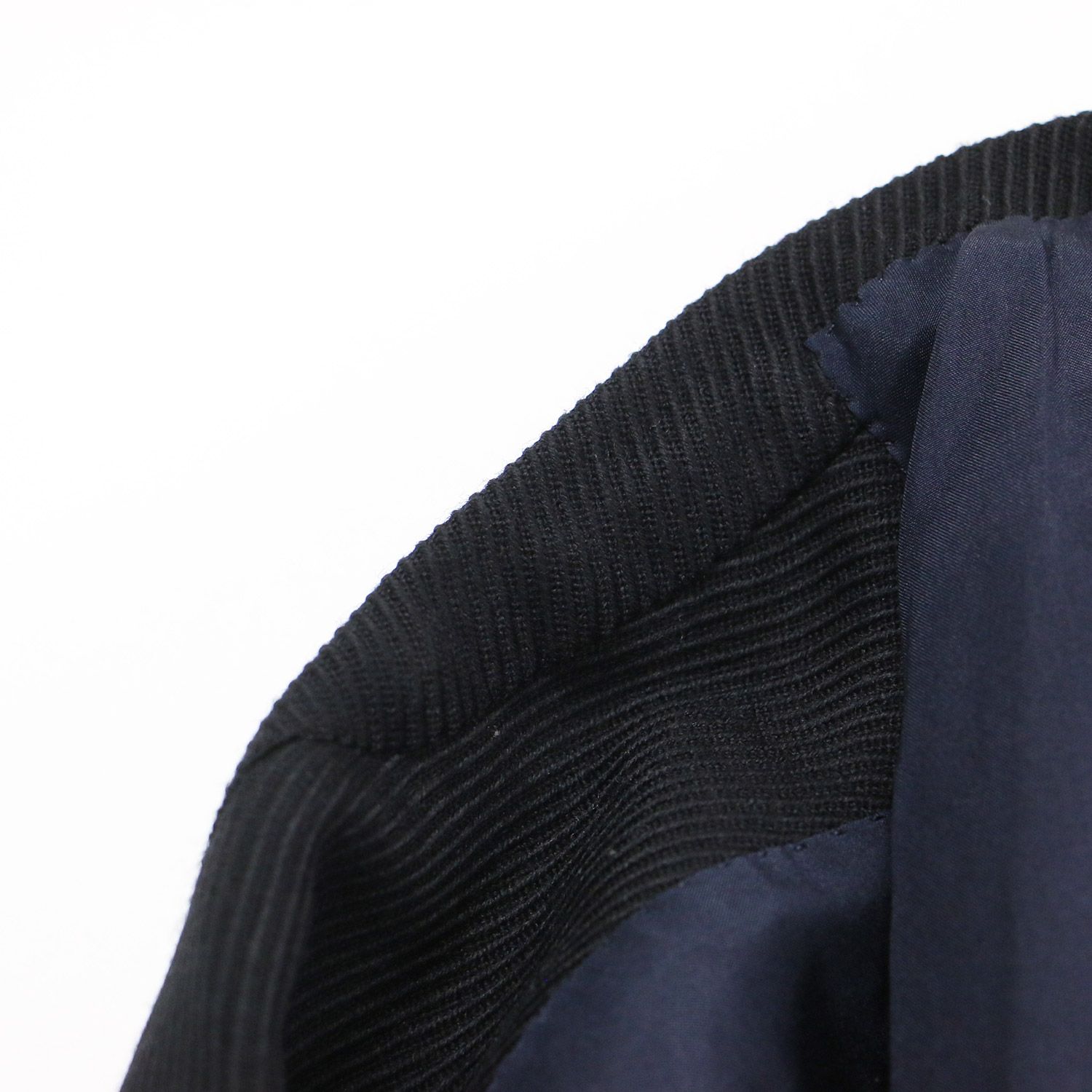 DRAWER ドゥロワー ベスト ネイビー 紺 サイズ:38(M) | 21秋冬 ウール