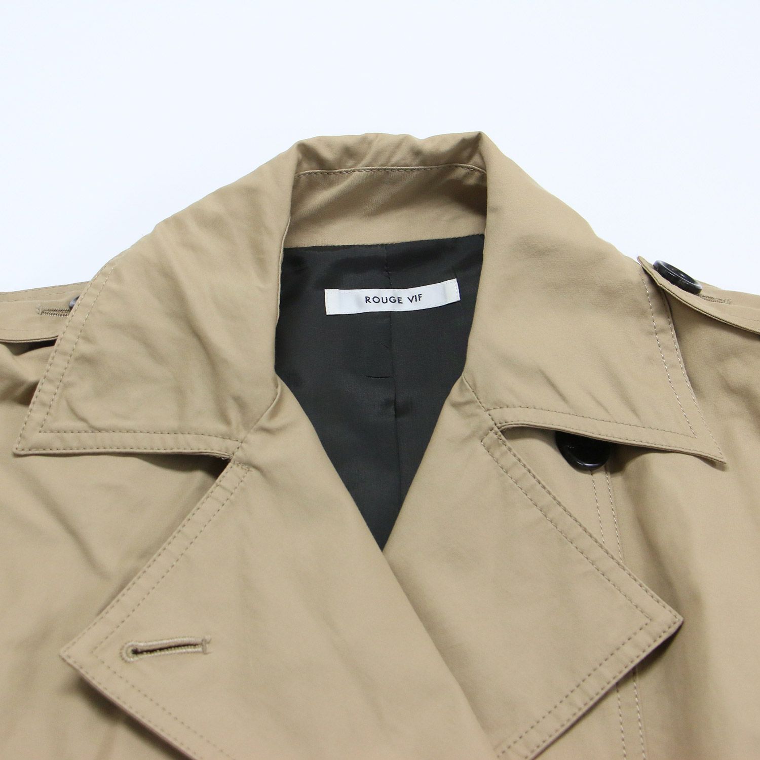 レディース Rouge vif ルージュヴィフ コート ベージュ サイズ:36(S 
