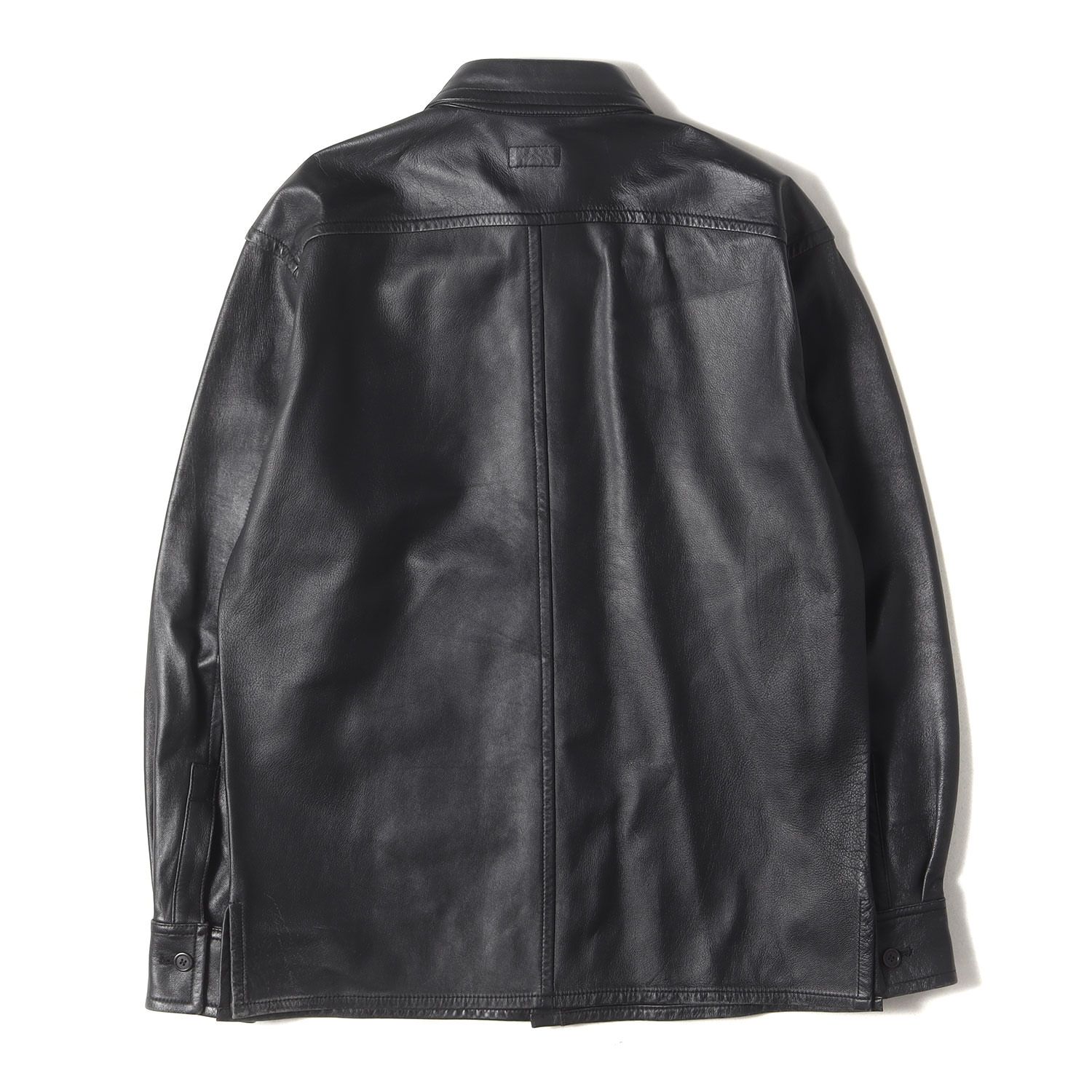 Paul Smith ポールスミス　レザージャケット　サファリジャケット　黒 Paul Smith】サファリジャケット コラボ ナッパレザー (Paul Smith