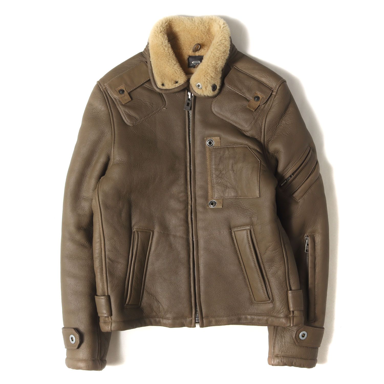 PRADA プラダ ストラップレザーサンダル ブラウン 37 トップ PRADA