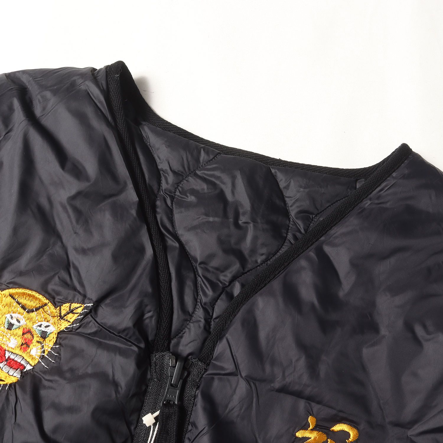 TAION リバーシブル スカジャン ネイビー スーベニア 虎刺繍 TAION リバーシブル スカジャン ネイビー スーベニア 虎刺繍 XXL