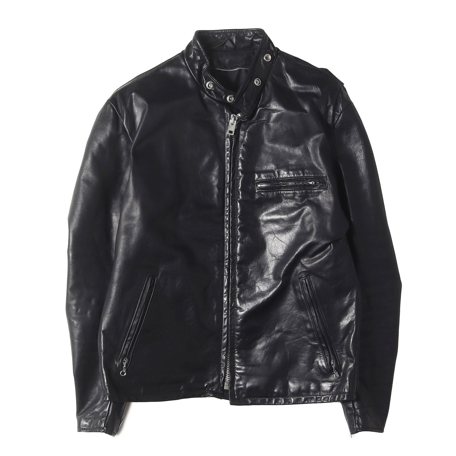 特価] Schott シングルライダース ブラック サイズ40 Schott N.Y.C