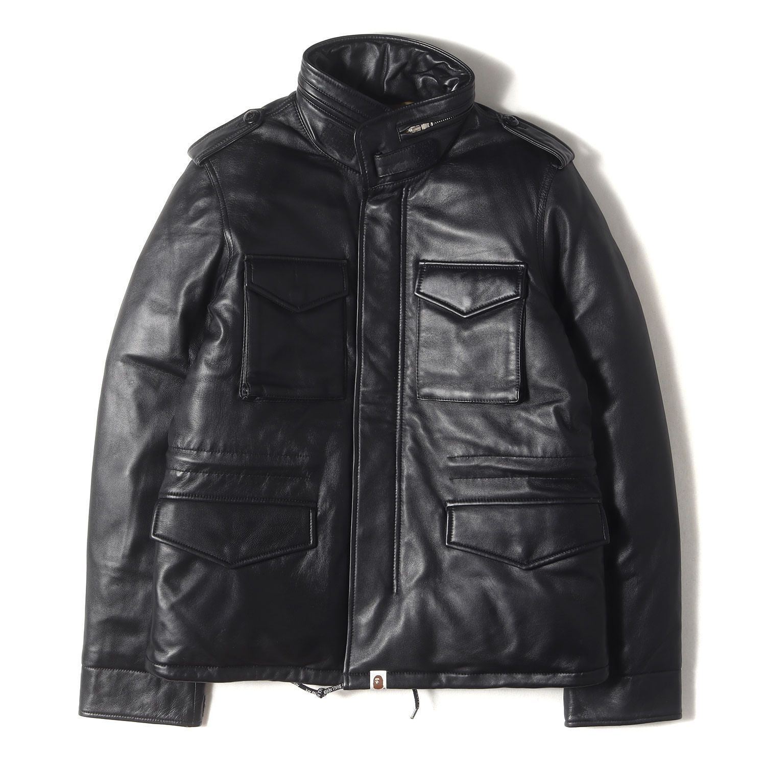 A BATHING APE ア ベイシング エイプ ジャケット 黒 ブラック サイズ:M