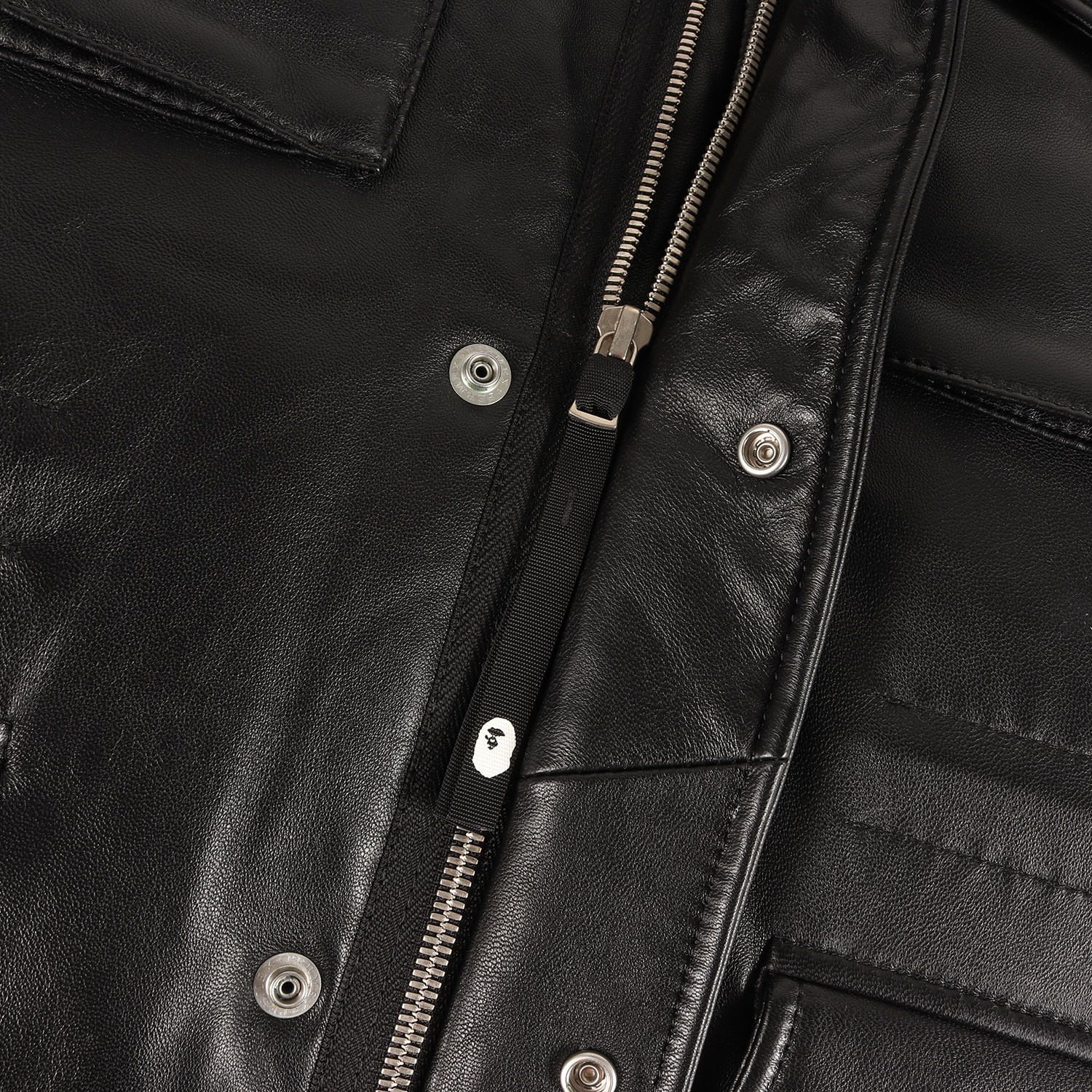 A BATHING APE ア ベイシング エイプ ジャケット 黒 ブラック サイズ:M