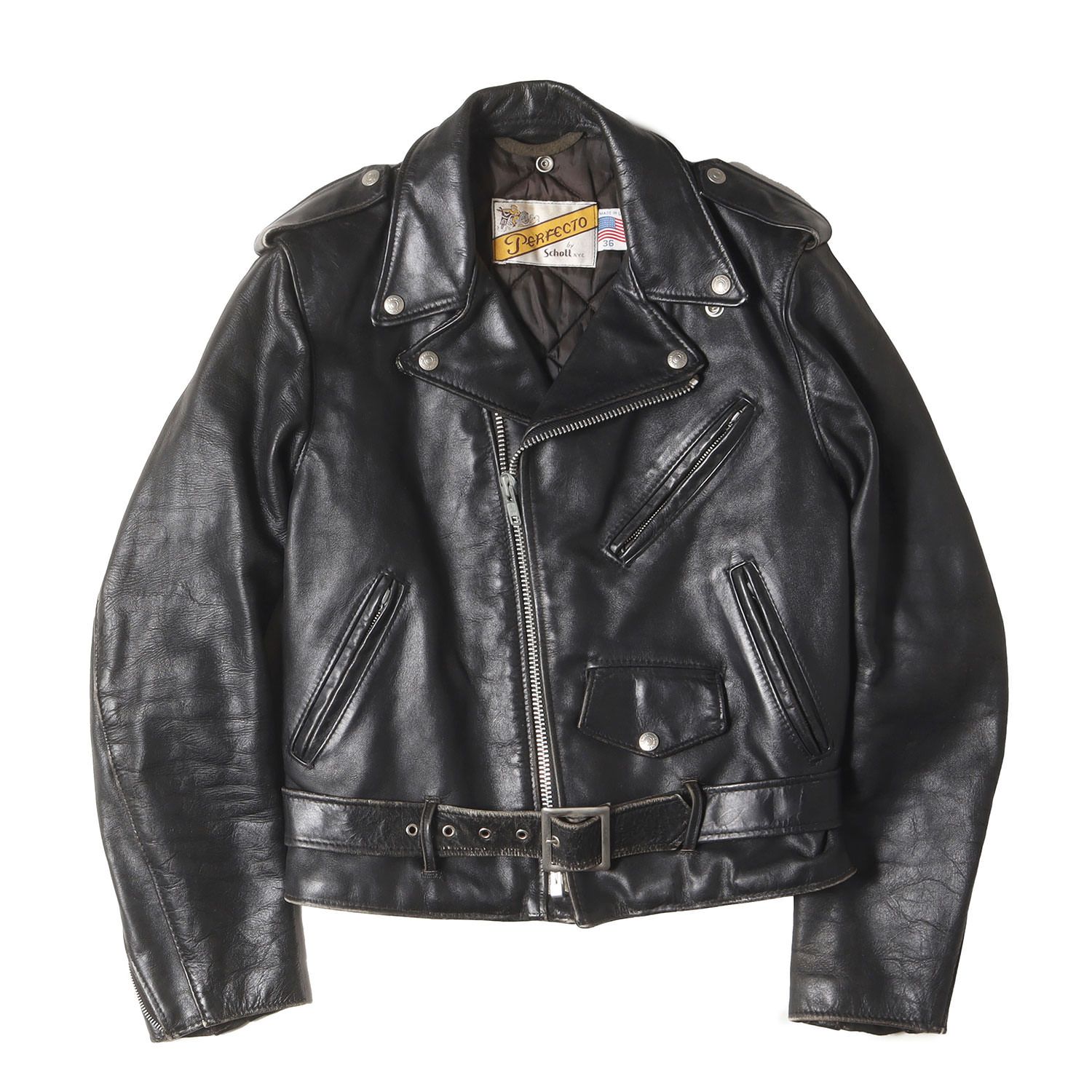 希少】ワコマリア ✕ SCHOTT ワンスター ホースハイド 馬革 38