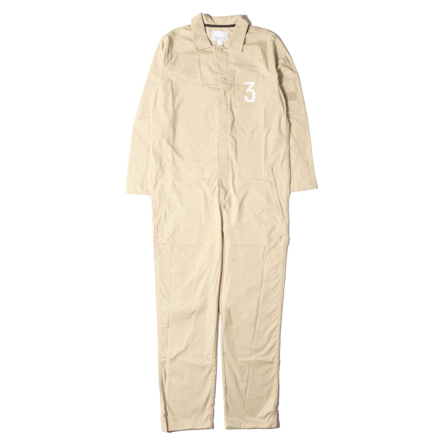 新品】adidas アディダス ツナギ ベージュ サイズ:L | GOLF キャディ