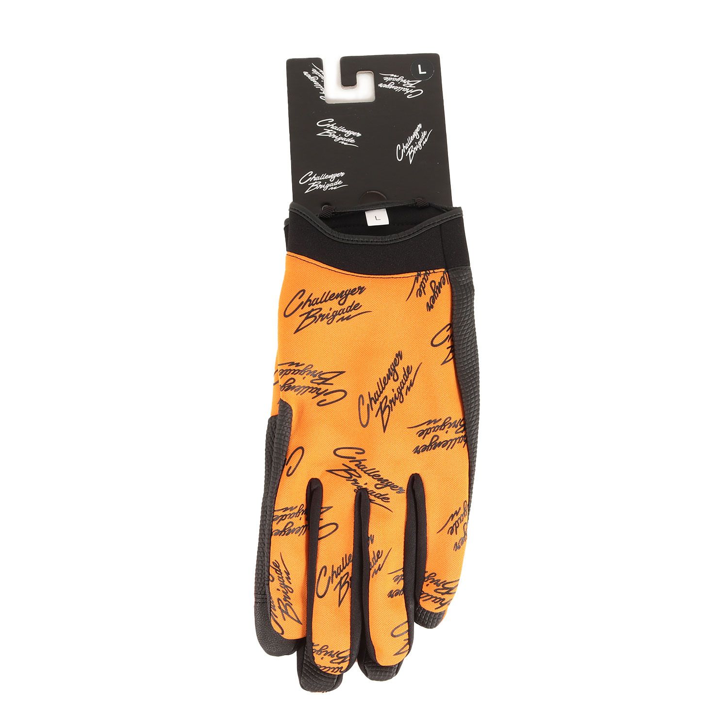 CHALLENGER チャレンジャー グローブ オレンジ サイズ L 23SS シグネチャーロゴ メカニック グローブ 手袋 MULTI SIGNATURE MECHANIC GLOVE ブランド ファッション アイテム 小物 メンズ