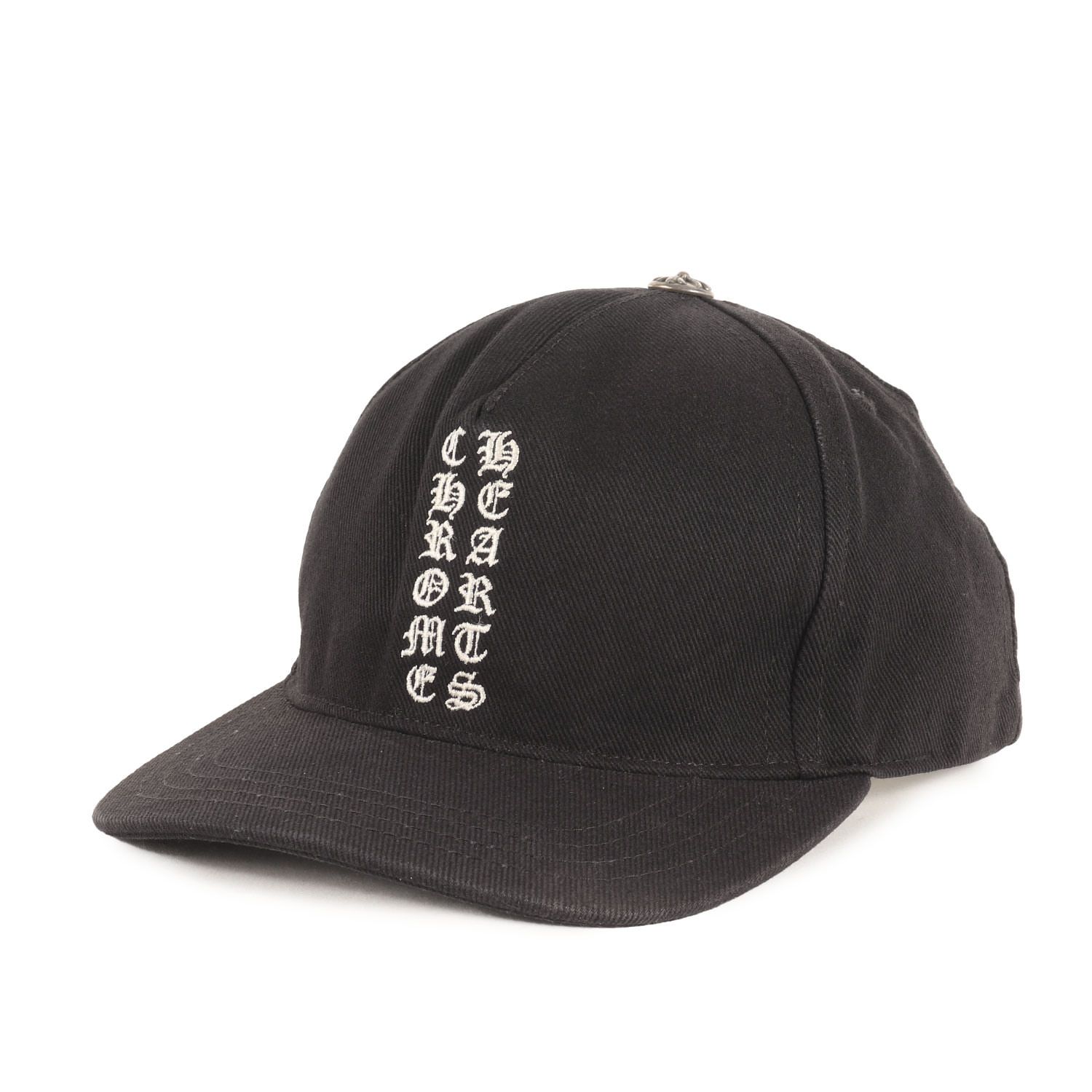 CHROME HEARTS クロムハーツ キャップ ブラック 黒 サイズ ONE SIZE バーティカルロゴ ベースボールキャップ Vertical Logo Hat ブランド 帽子 メンズ