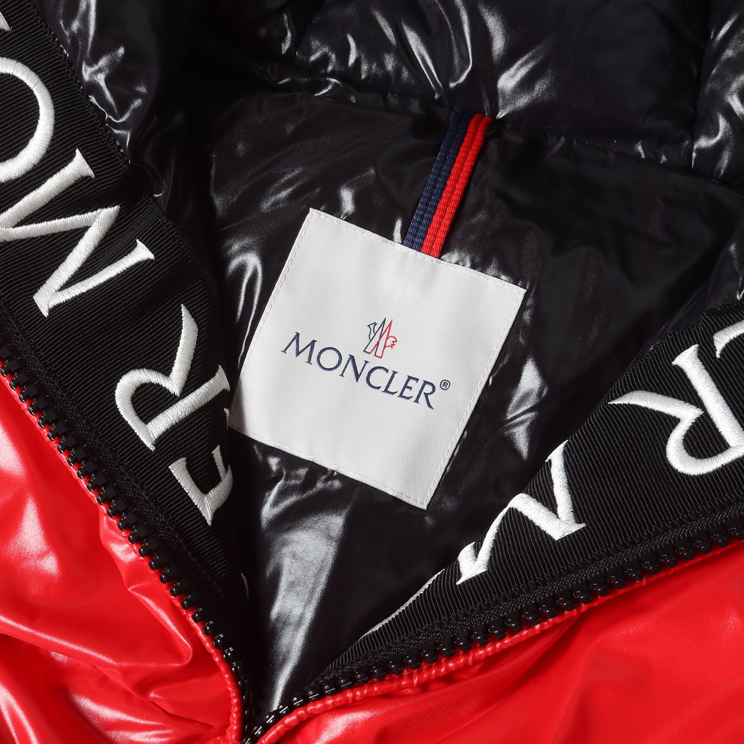 美品】MONCLER モンクレール ベスト レッド サイズ:3 | 20AW ロゴ