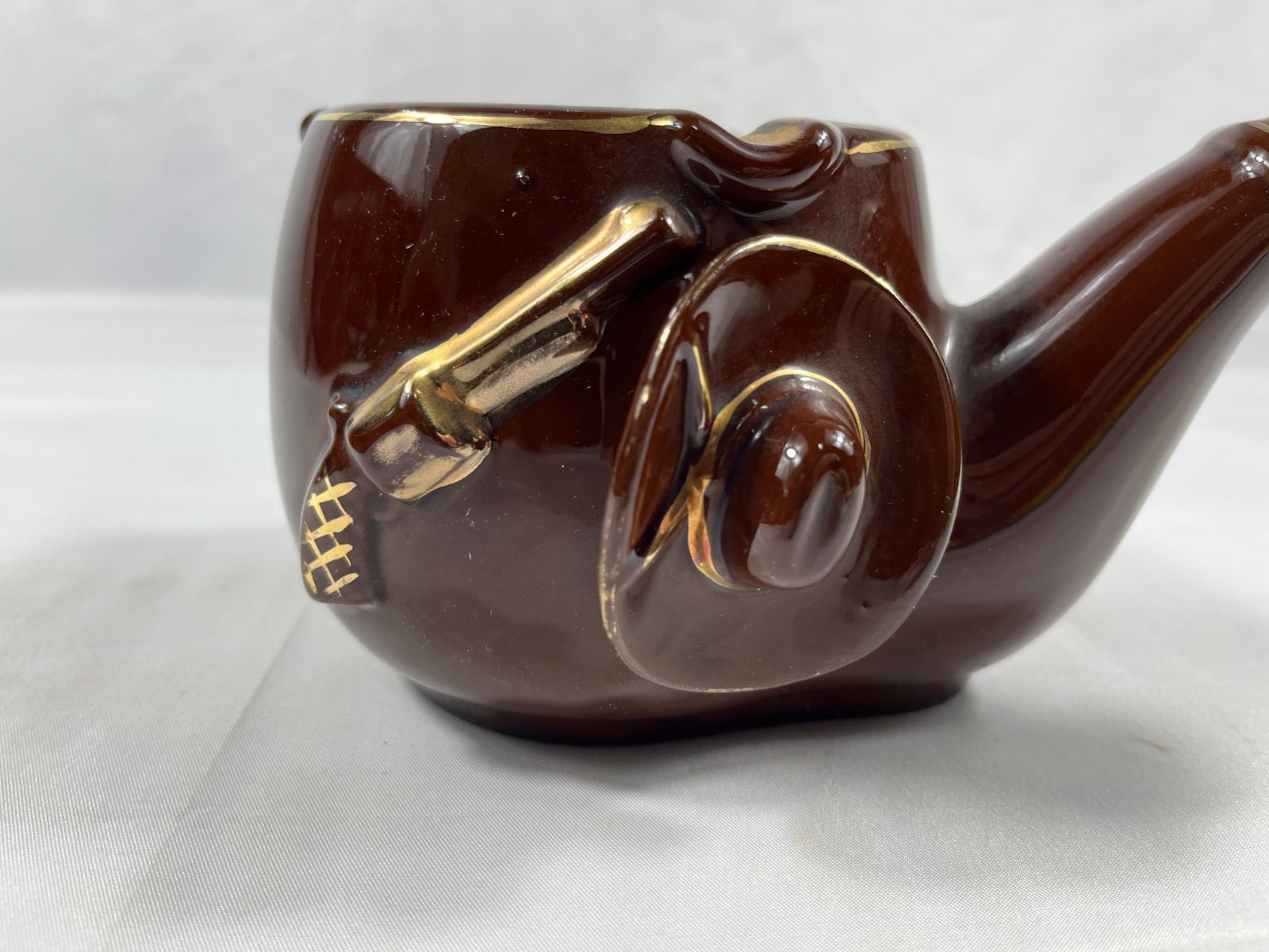 レトロ 60年代 ビンテージ灰皿 リバー デザイン 陶器製 VINTAGE