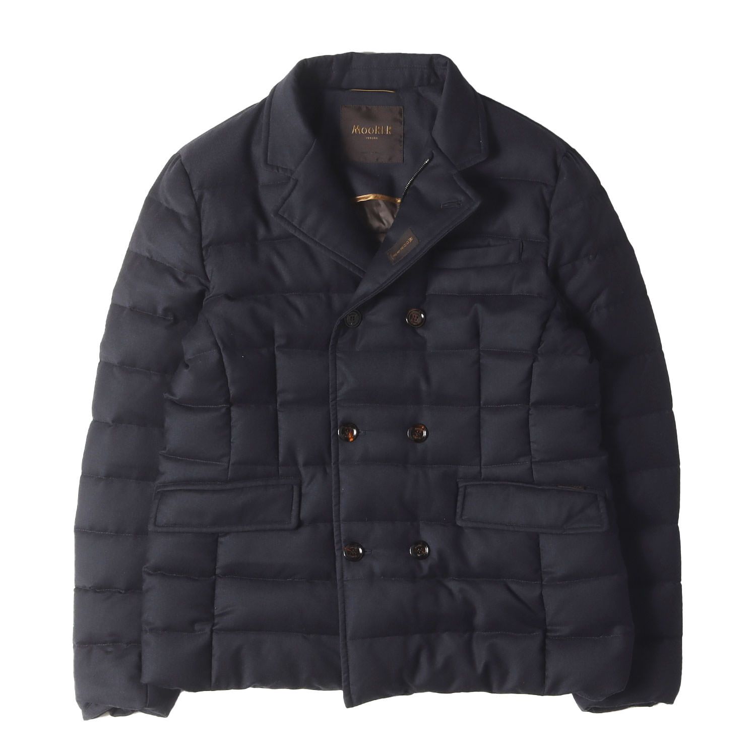 【MooRER】ジャケットsize50 美品】MOORER ムーレー ジャケット ネイビー 紺 サイズ:50 | ダブル