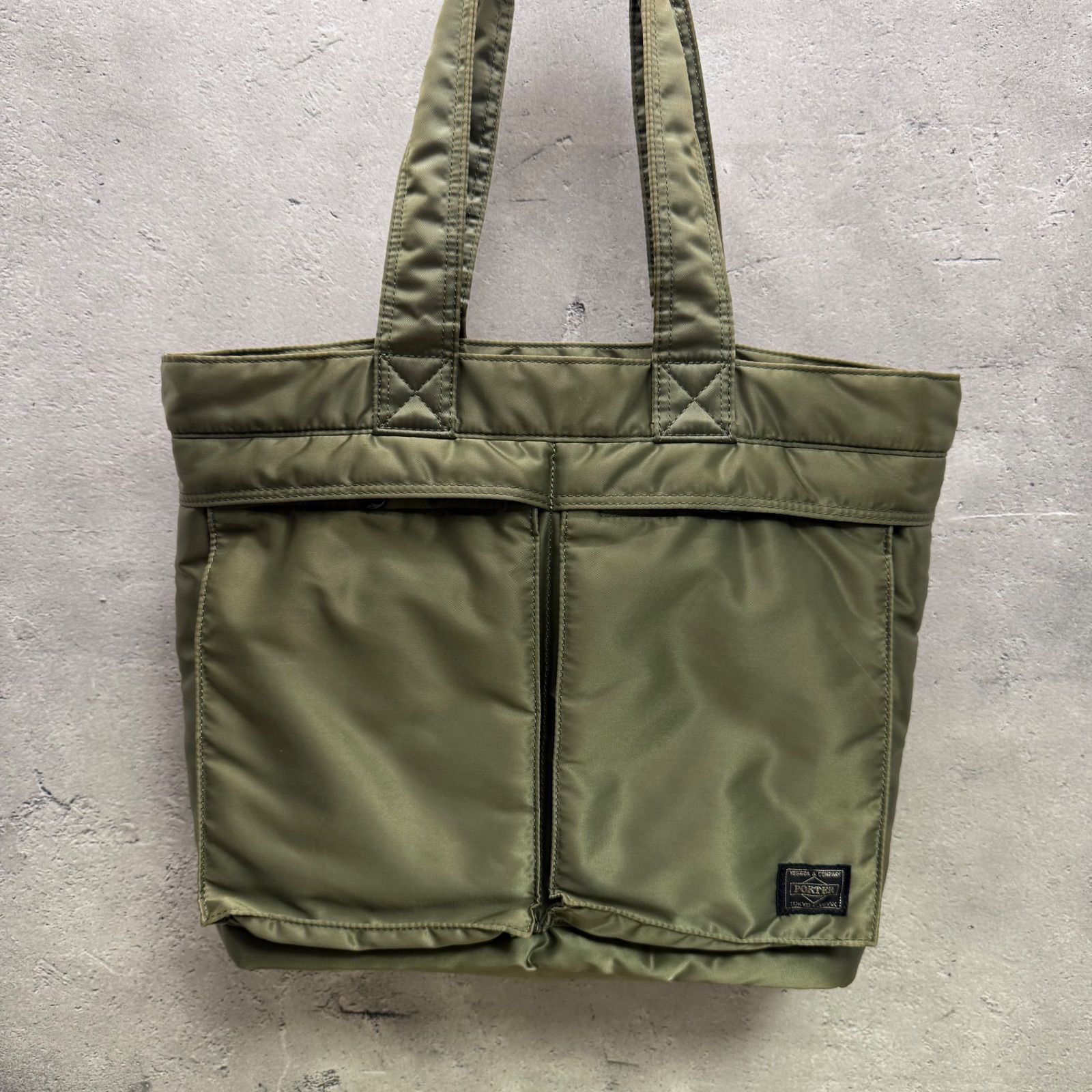 ✨PORTER ポーター TANKER タンカー トートバッグ セージグリーン 新