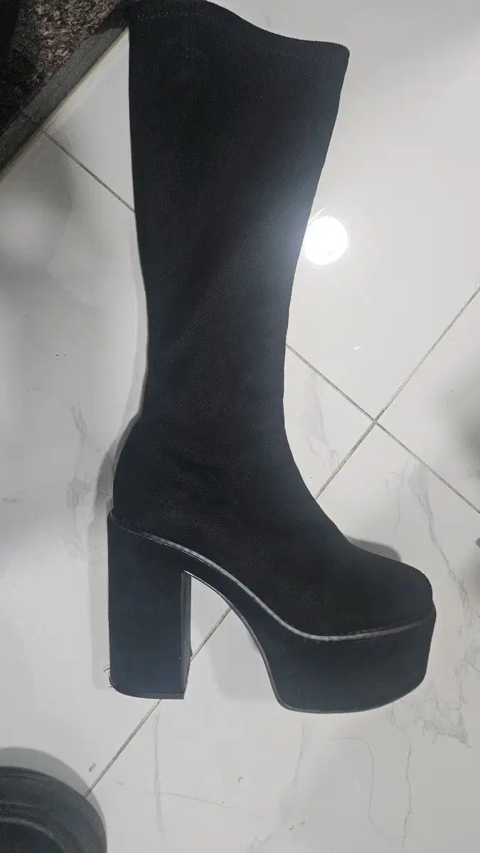 スナ系 地雷系 厚底 ロングブーツ 230 235