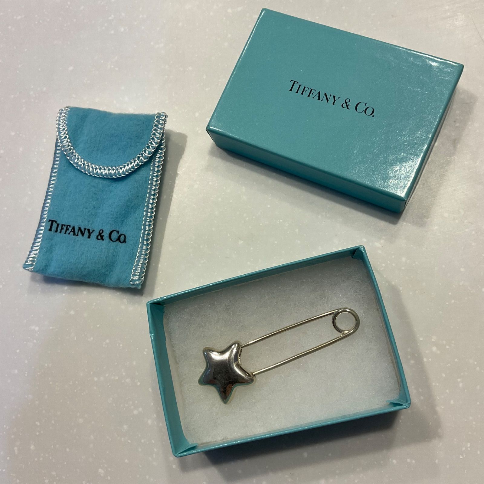 TIFFANY & Co. ティファニー スター ピンブローチ 925 TIFFANY & Co