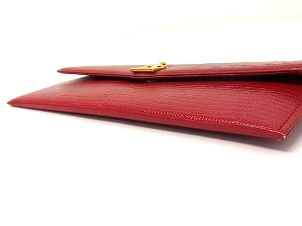 □新品□未使用□ WAKO 和光 ワコー リザード型押しレザー ライン