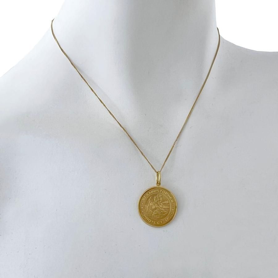 TIFFANY＆Co. ティファニー ネックレス セントクリストファー K18 YG