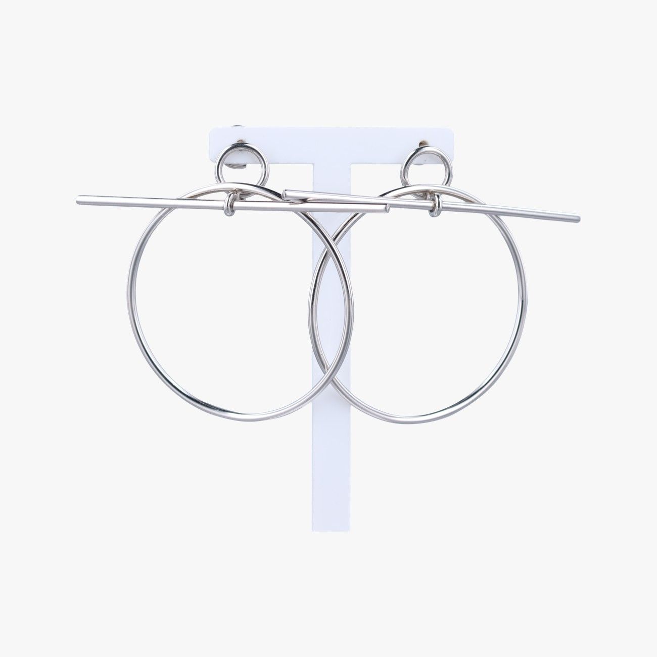 エルメスHermesピアス MM ループ シルバー Ag925 20S087564