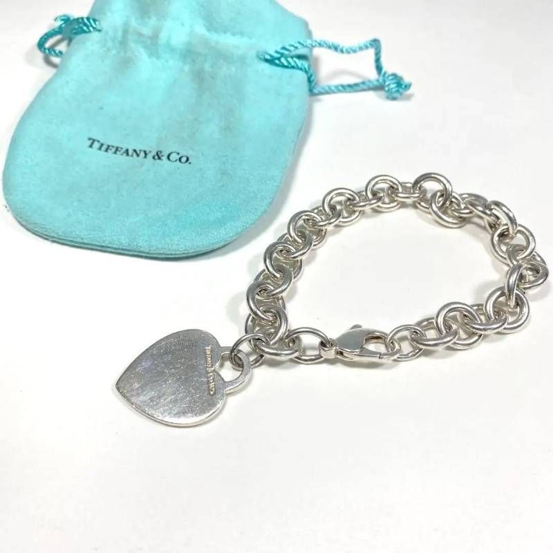 【レア極美品】ティファニー リターントゥ 1PD ハート ブレスレット　シルバー ティファニー シルバー925 リターントゥ トグル ハートタグ