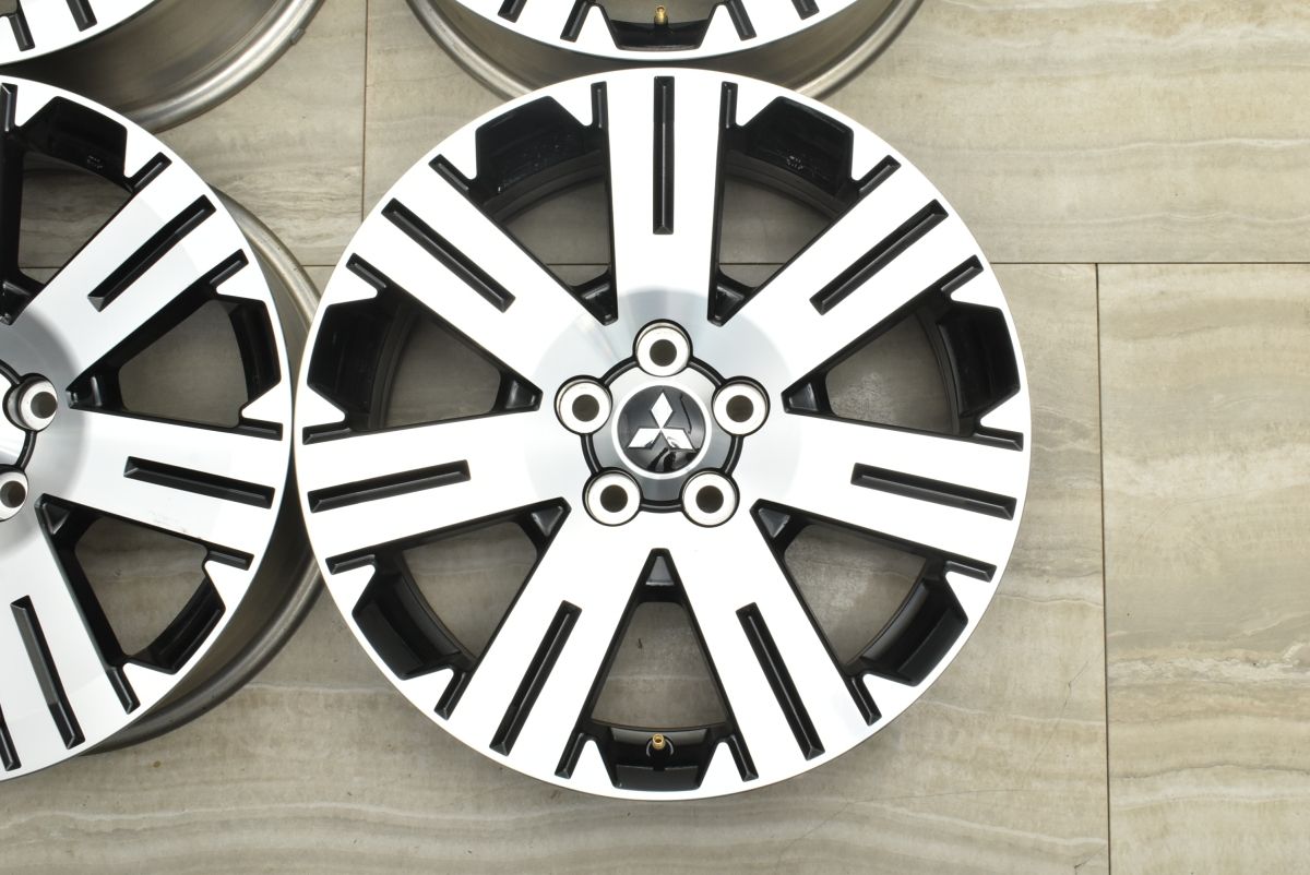  ミツビシ デリカ D 5 後期 18 in 7 J 38 ホイール4本セット 前期 アウトランダー エクリプスクロス 流用 スタッドレス用にも 18インチ ホイール