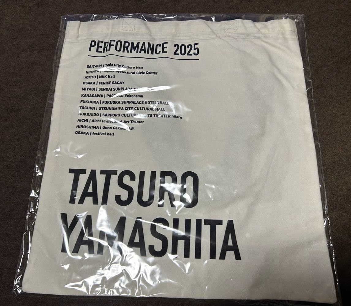 山下達郎 PERFORMANCE 2025 グッズ ツアー バッグ トートバッグ - メルカリ