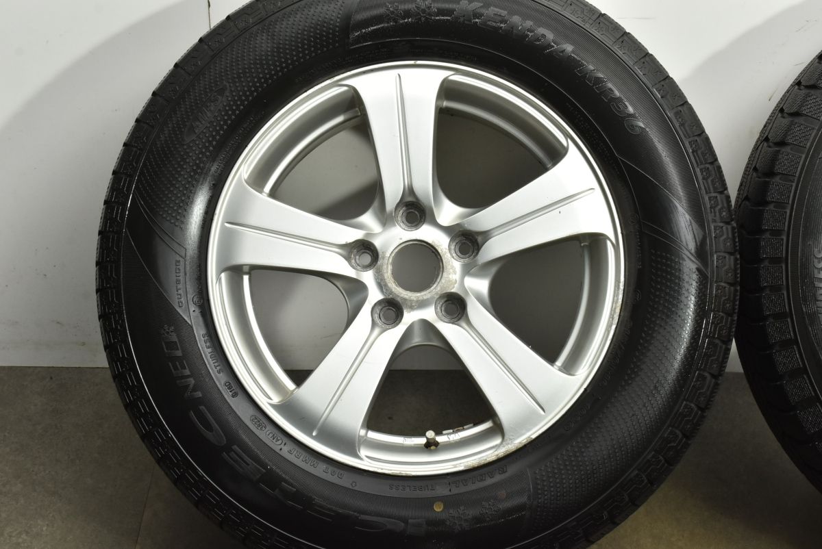  デリカD 5 アウトランダーなどに Mスピリッツ 16 in 6 J 38 PCD 114 3 ケンダ KR 36 アイステックネオ 215 70 R ハリアー RAV 4 16インチ タイヤ ホイールセット