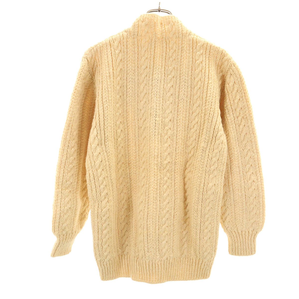 古着 PINK HOUSE ピンクハウス ウール 長袖 セーター イエロー系 ニット レディース PINK HOUSE ピンクハウス ウール 長袖 セーター イエロー系 ニット