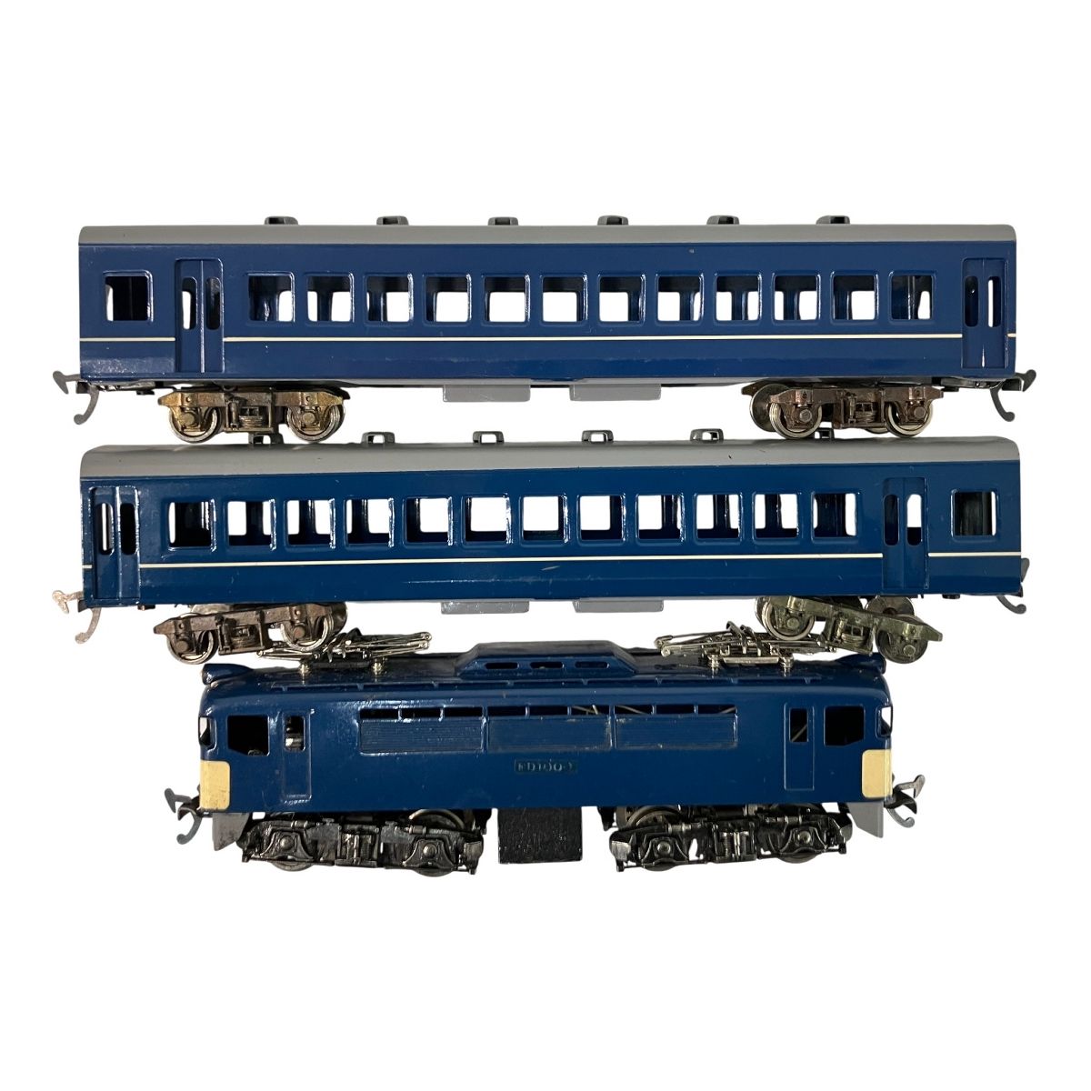 カツミ ED 100形1号機 電気機関車 ナハ 3両セット HOゲージ 鉄道模型 模型塗装ブラシ HOゲージ 