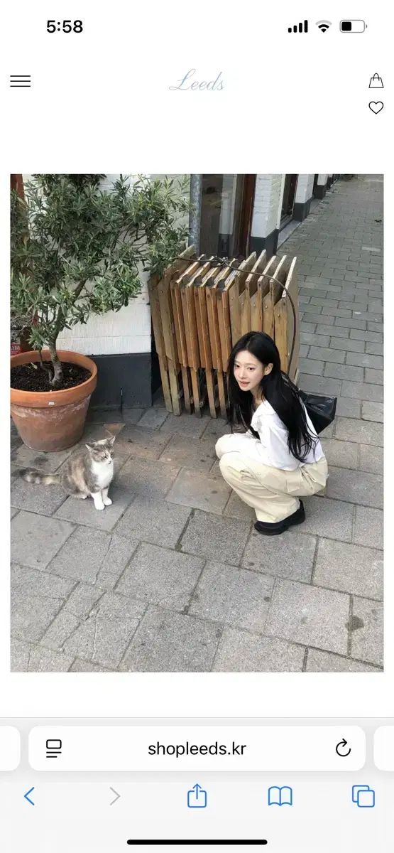 더위시 The wish 리즈 LIZ 어텀 Autumn 밴딩 ISTJ VENDING MACHINE Ver. 카고팬츠 カーゴパンツ 베이지 ベージュ 숏 ショート