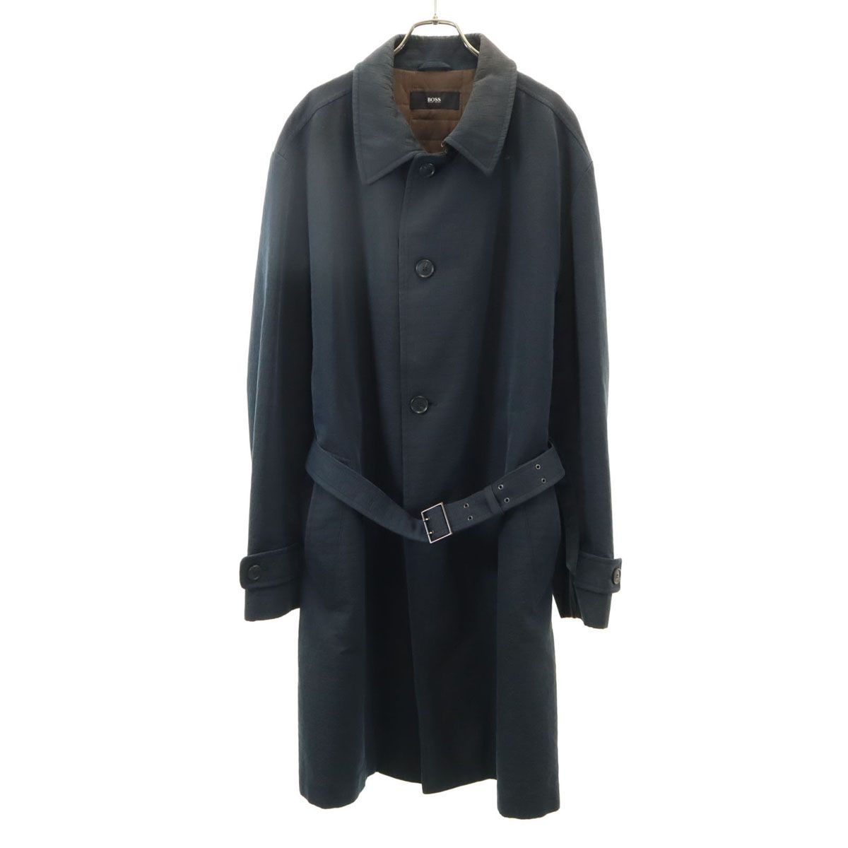 BOSS HUGO BOSS ボスヒューゴボス コート 58 ネイビー メンズ 古着