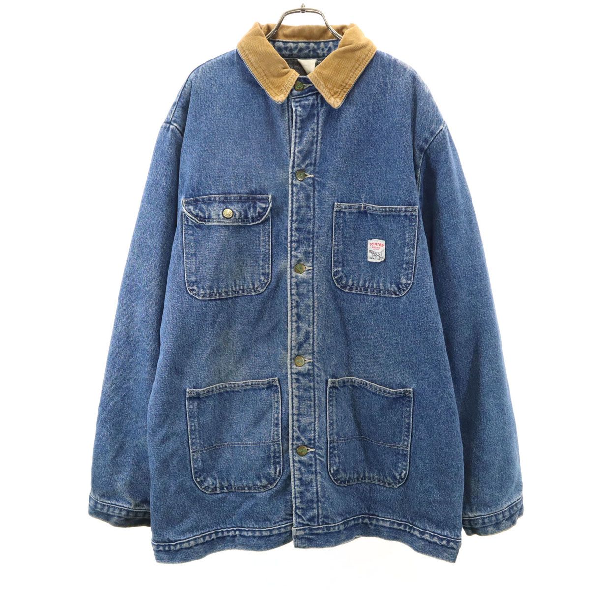 POINTER ポインター カバーオール L ブルー系 メンズ 古着