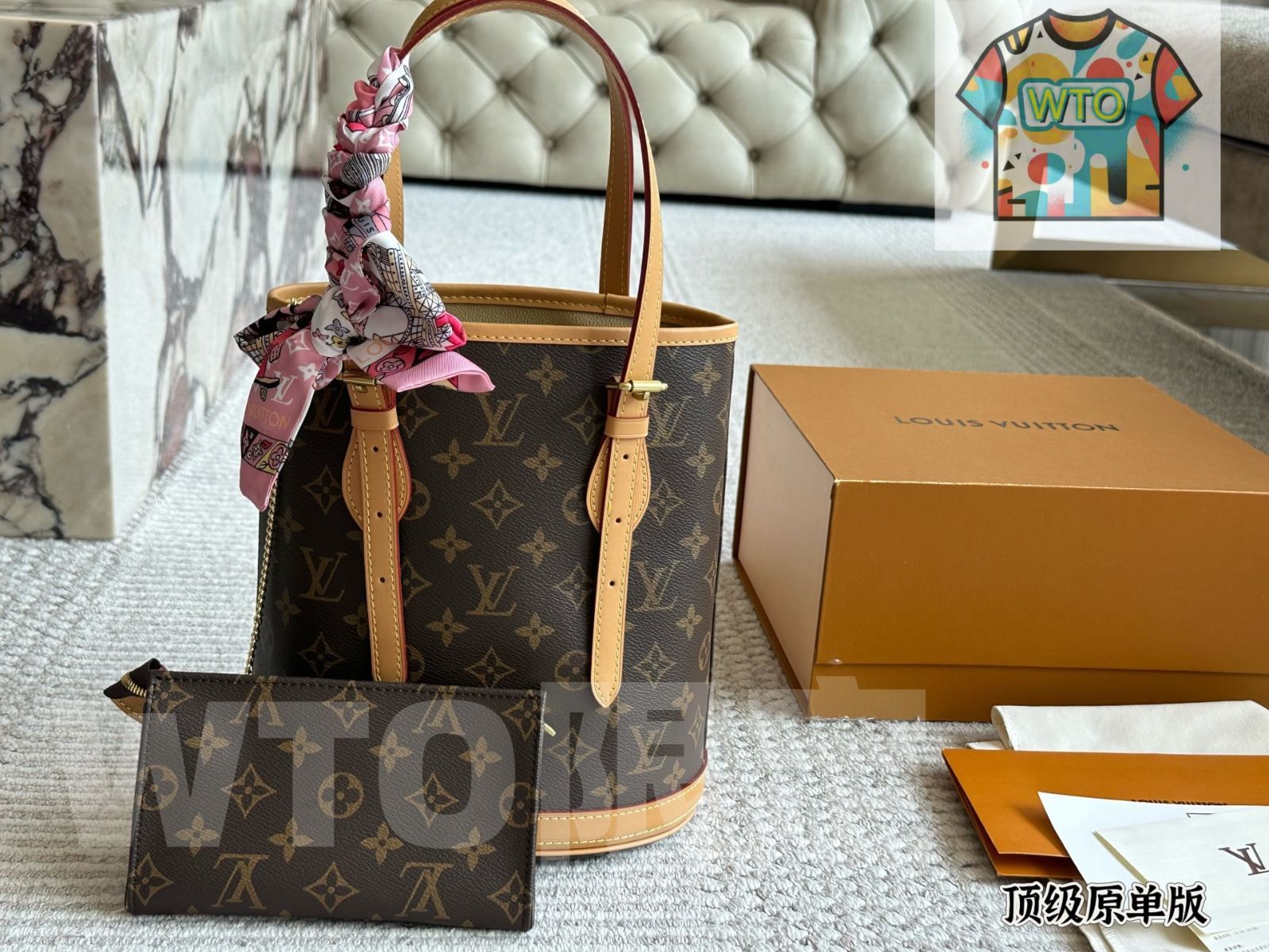 今日 LV Vintage Bucket Bag M42238 ルイ ヴィトン ヴィンテージ バケットバッグ M42238 -WTO輸入1