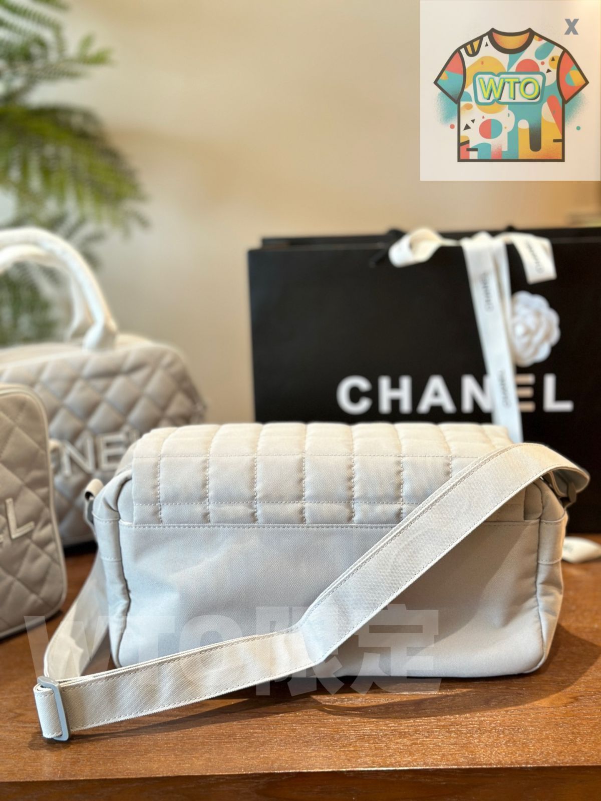  今日 Chanel Vintage Gym Bag シャネル ヴィンテージ ジムバッグ-WTO輸入1 トートバッグ バッグ