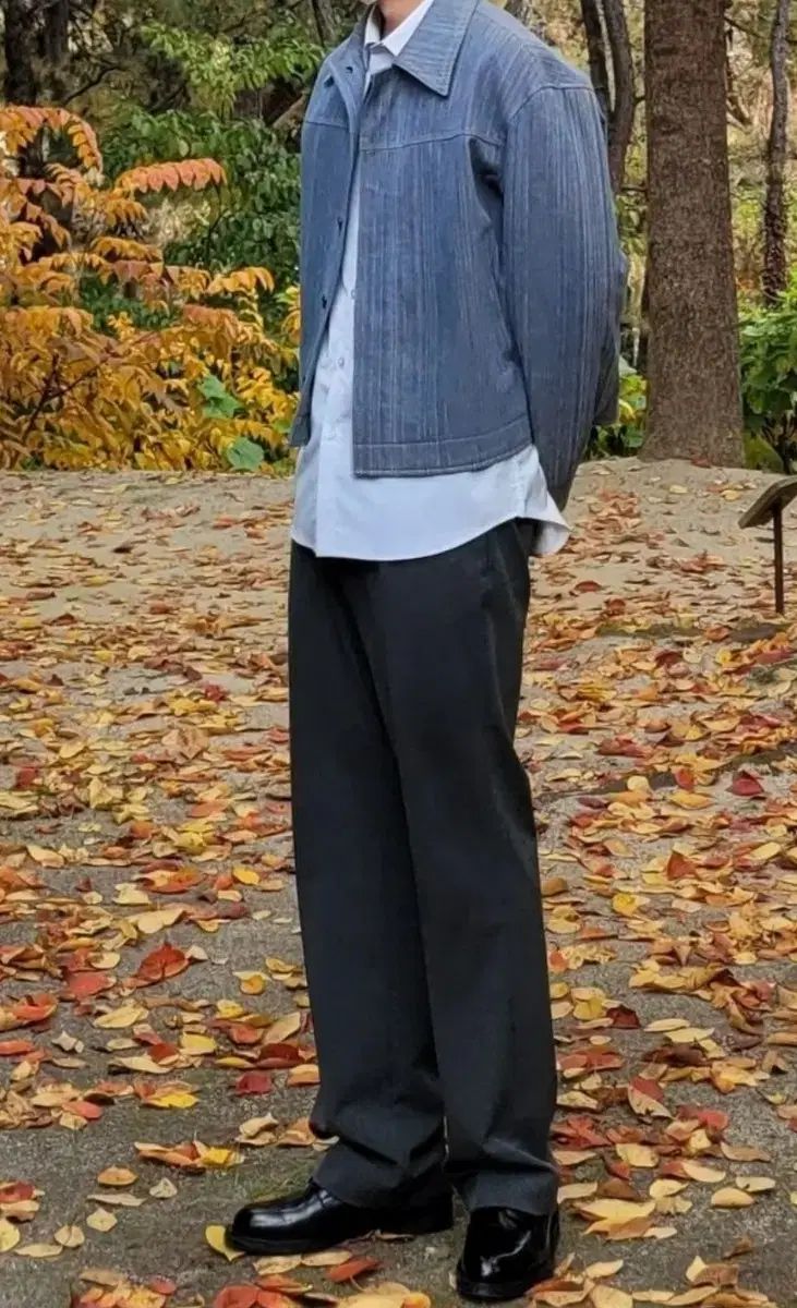 ミラブ ミナブ ヴァーティカル ストリーキング クロップド ジャケット XL クラウドバースト